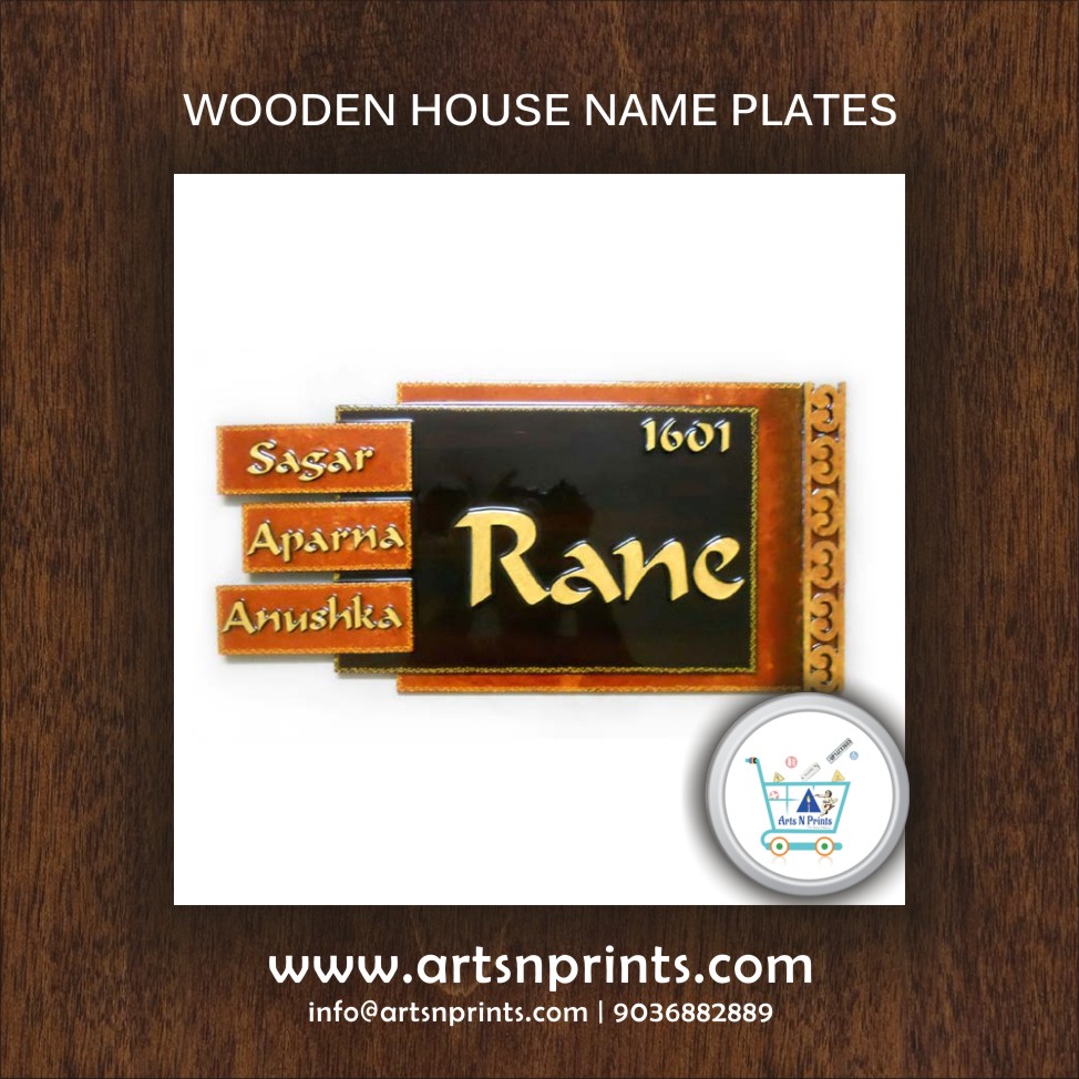 wooden-house-name-plate-for-home-artsnprints-balangir-https